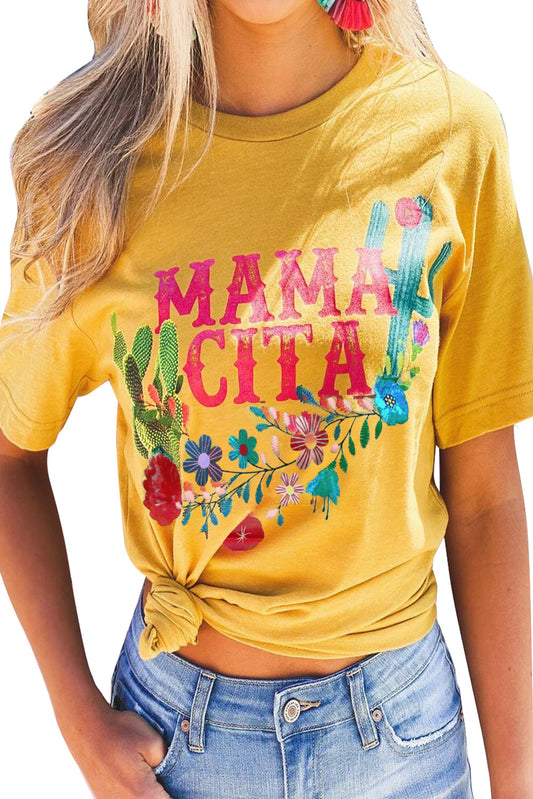 Camiseta Mamacita con Cactus