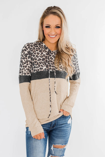 Sweat à capuche color block Into the Jungle 