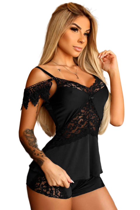 Lace Steal The Show Pajamas Set