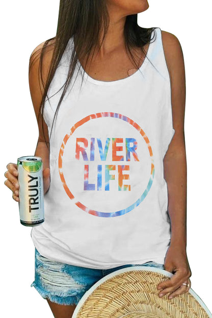 Camiseta sin mangas con estampado de RIVER LIFE
