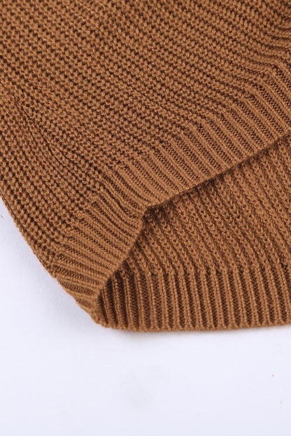 Débardeur slim en tricot côtelé uni 