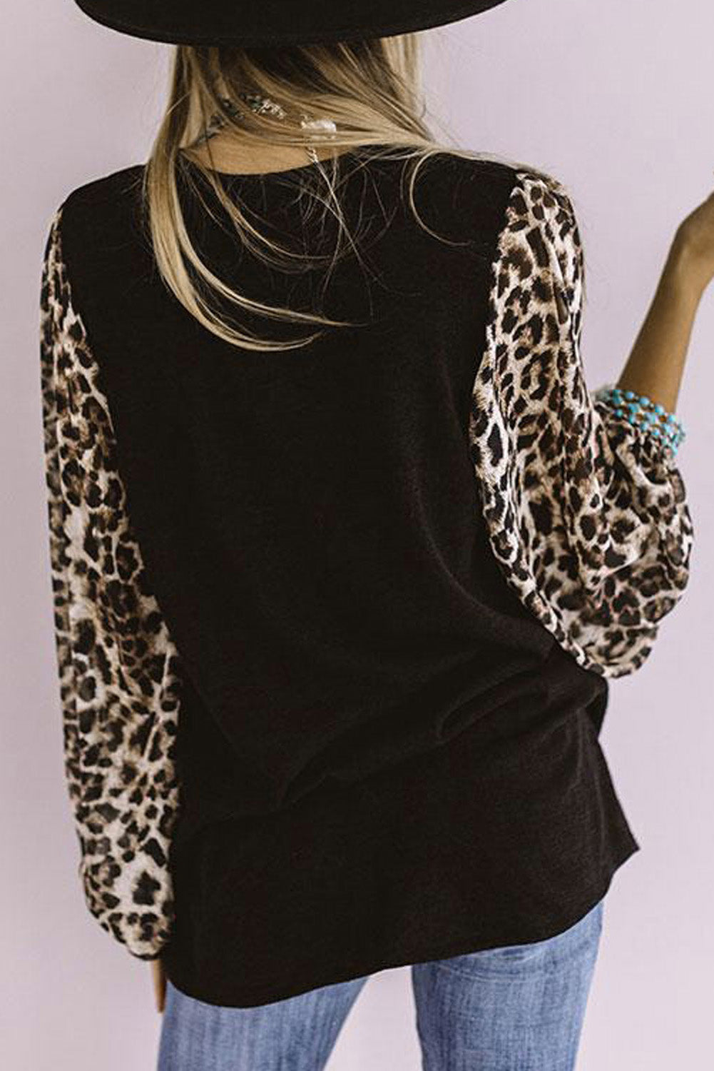 Top recto con estampado de leopardo Sweet Spot