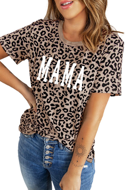 Camiseta con cuello redondo y abertura lateral de camuflaje