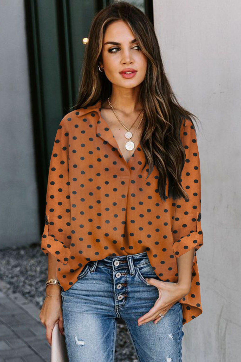 Floral Print Buttoned Long Sleeve Shirt