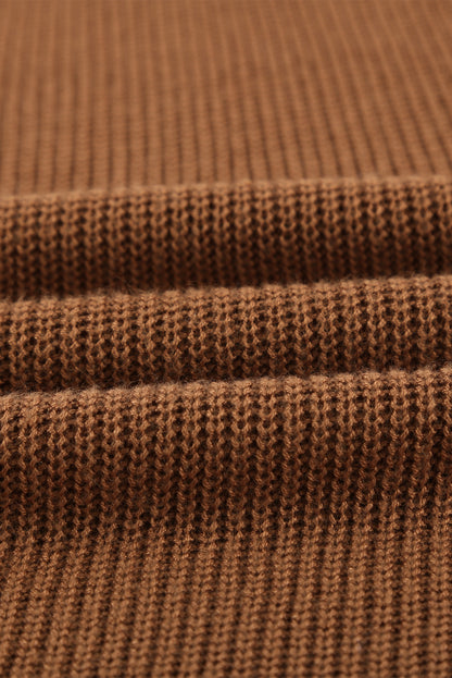 Débardeur slim en tricot côtelé uni 