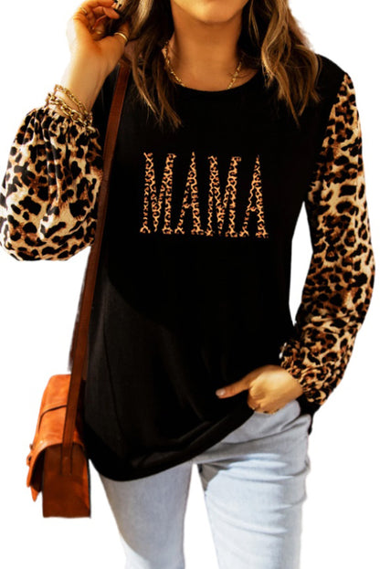 Top recto con estampado de leopardo Sweet Spot