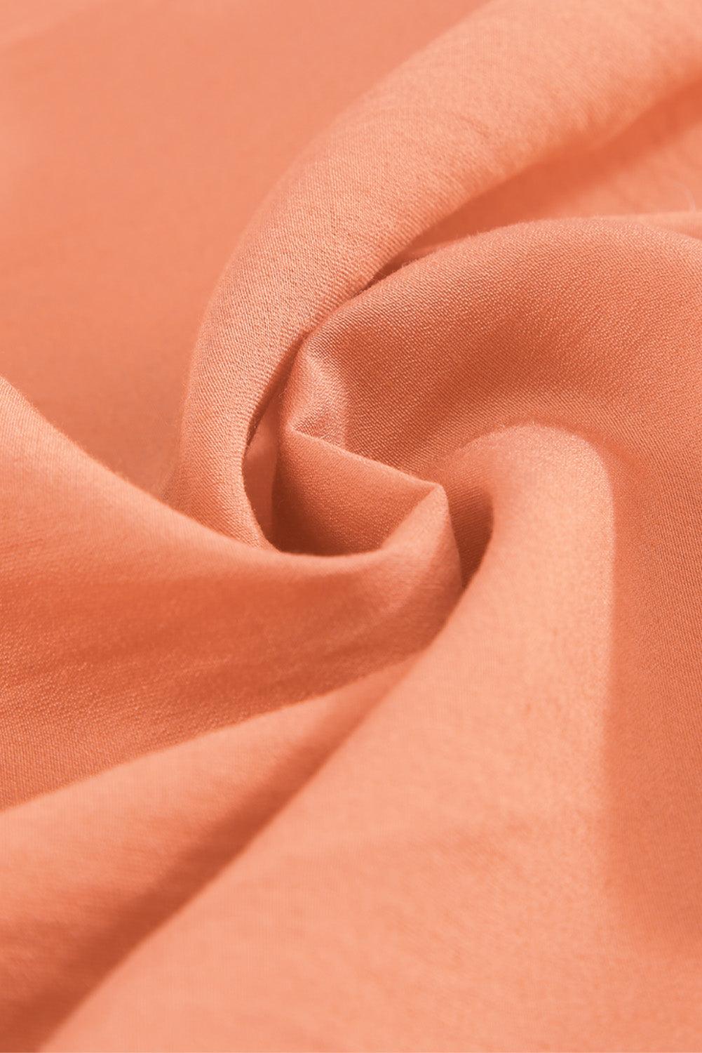 Billowy Sleeves Pocketed Shirt - HannaBanna Clothing