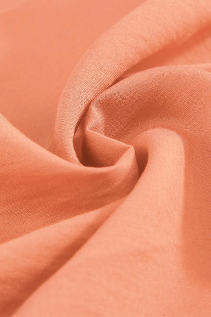 Billowy Sleeves Pocketed Shirt - HannaBanna Clothing