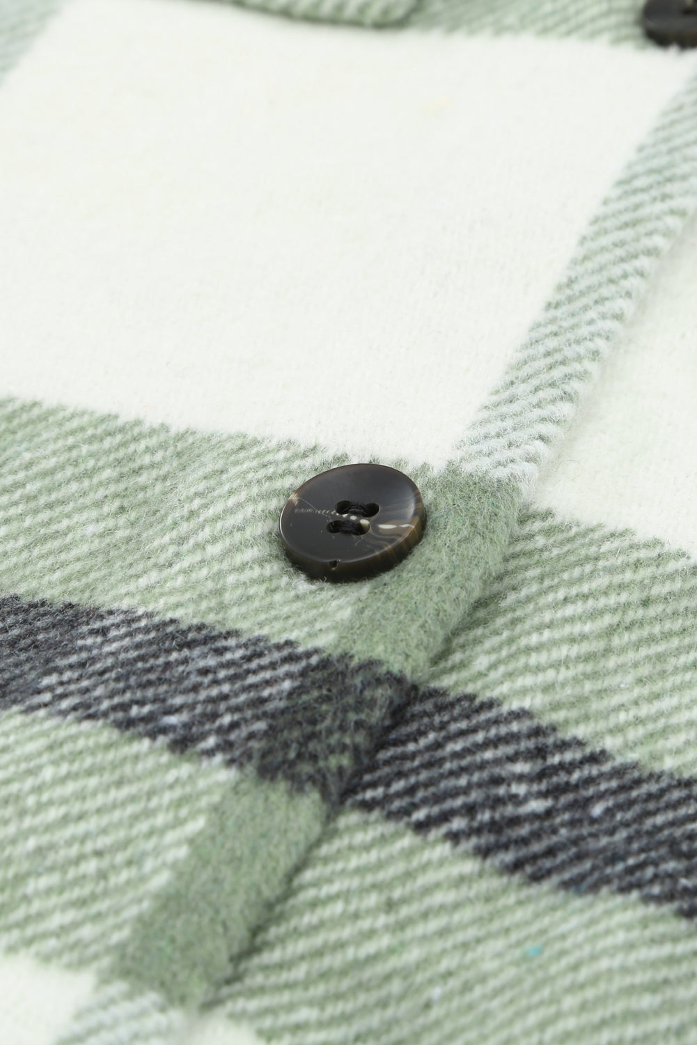 Veste à carreaux avec poche pour femme