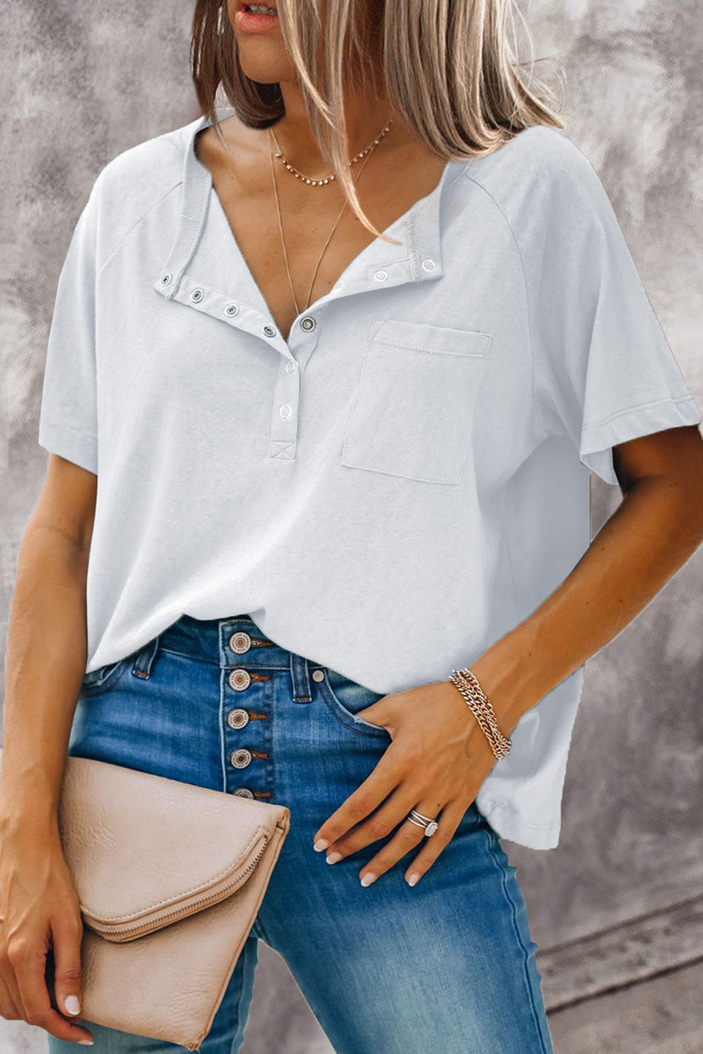 T-shirt à poches Snaps 