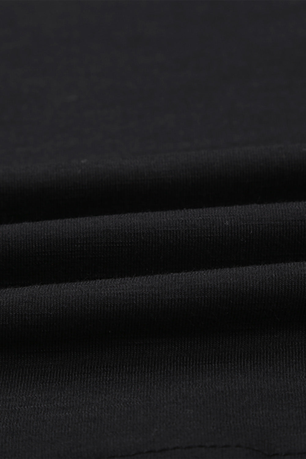 Distressed Crew Neck Leaves Pattern T-shirt