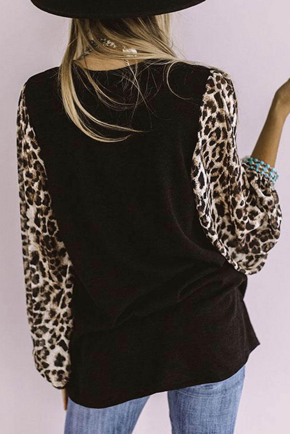 Top recto con estampado de leopardo Sweet Spot