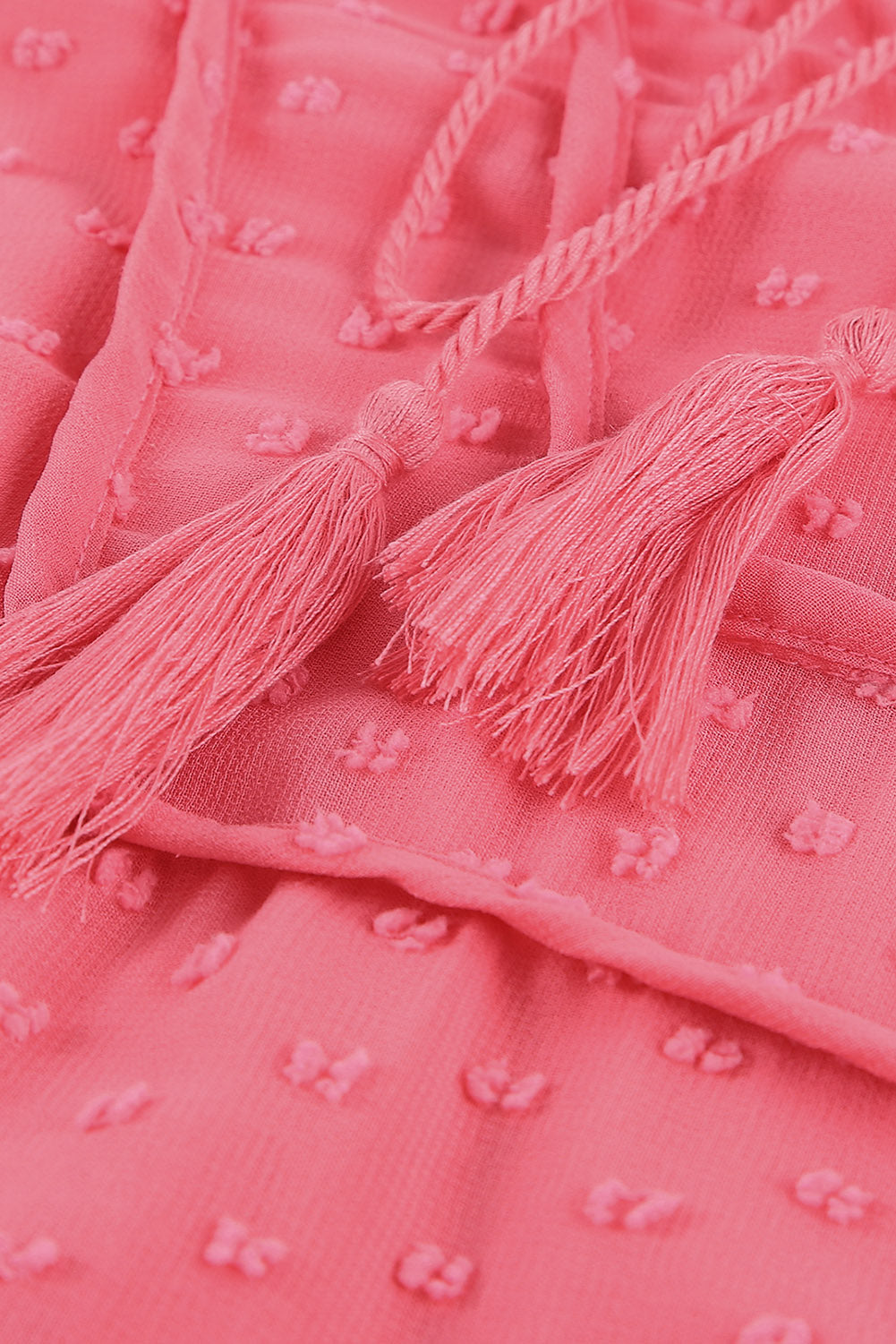 Swiss Dot Tiered Babydoll Mini Dress