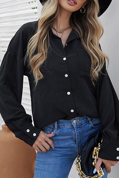 Camisa extragrande con botones boyfriend