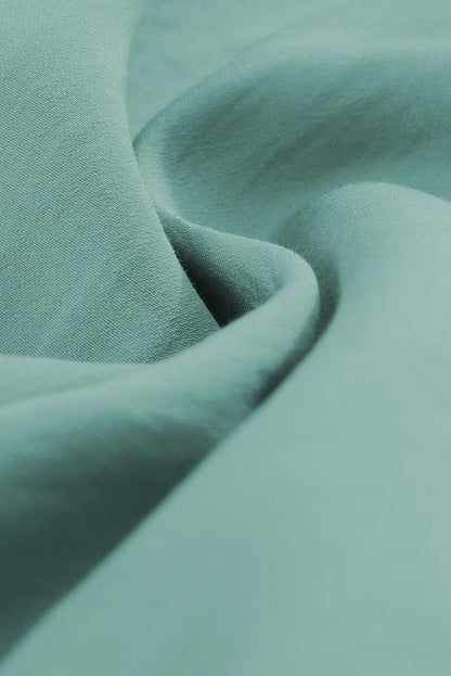 Billowy Sleeves Pocketed Shirt - HannaBanna Clothing