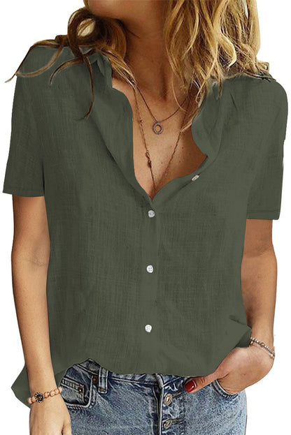 Top de manga corta con textura