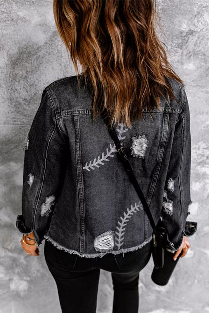 Ripped Denim Jacket