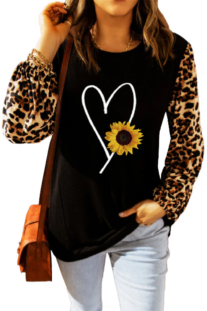 Top recto con estampado de leopardo Sweet Spot